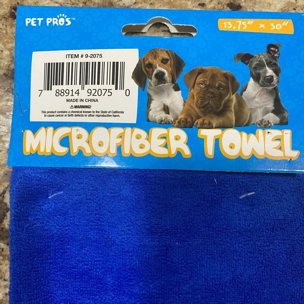 Microfiber pet towel